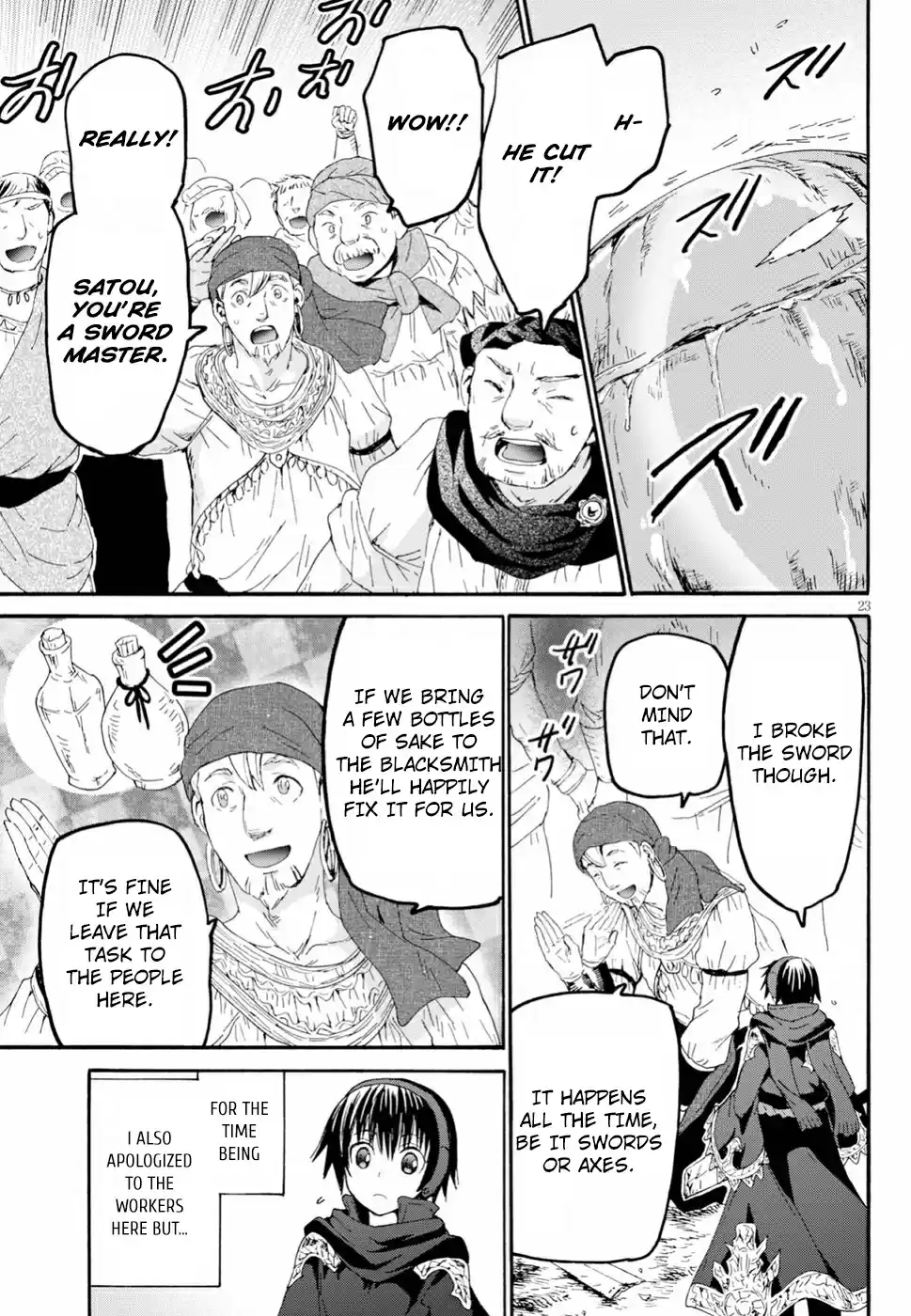 Death March kara Hajimaru Isekai Kyousoukyoku Ch. 55 The Village of Little Giants