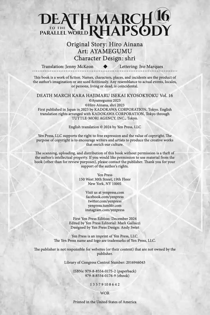 Death March kara Hajimaru Isekai Kyousoukyoku Vol.16 Ch.105.6