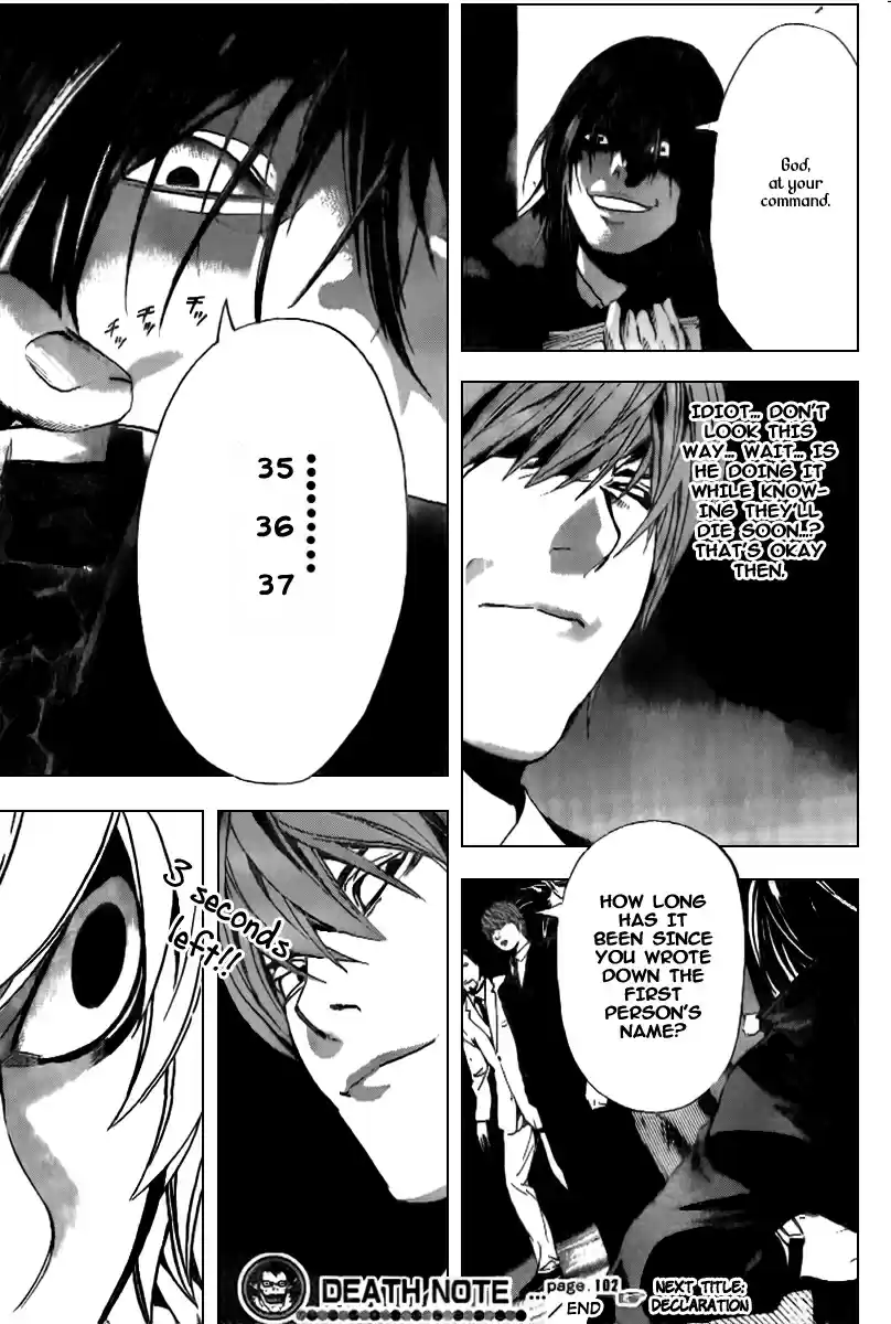 Death Note Vol. 12 Ch. 102 Patience