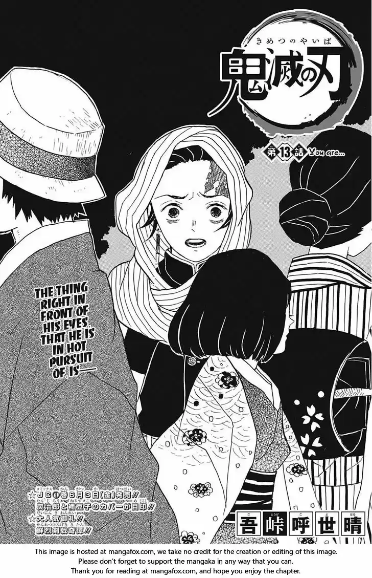 Demon Slayer: Kimetsu no Yaiba Demon Slayer Chapter 13