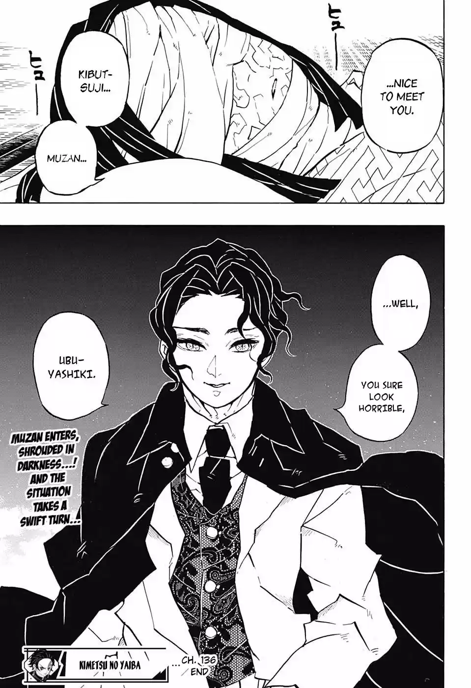 Demon Slayer: Kimetsu no Yaiba Demon Slayer Chapter 136