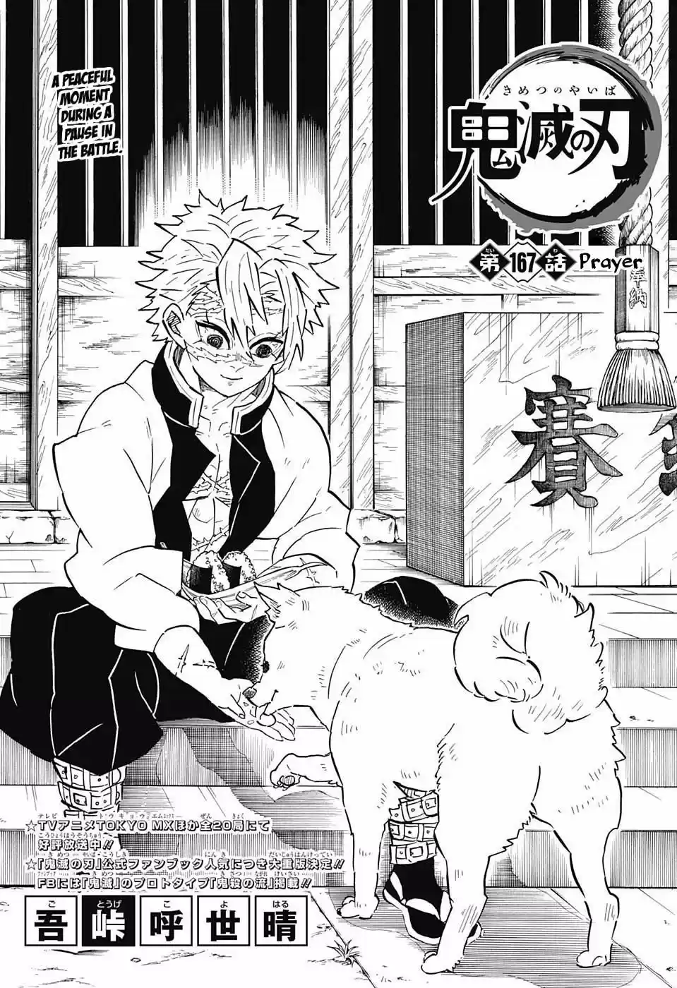 Demon Slayer: Kimetsu no Yaiba Demon Slayer Chapter 167