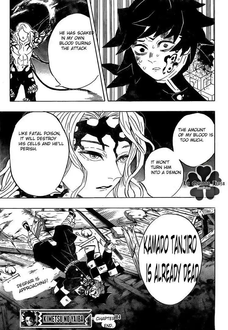 Demon Slayer: Kimetsu no Yaiba Demon Slayer Chapter 184