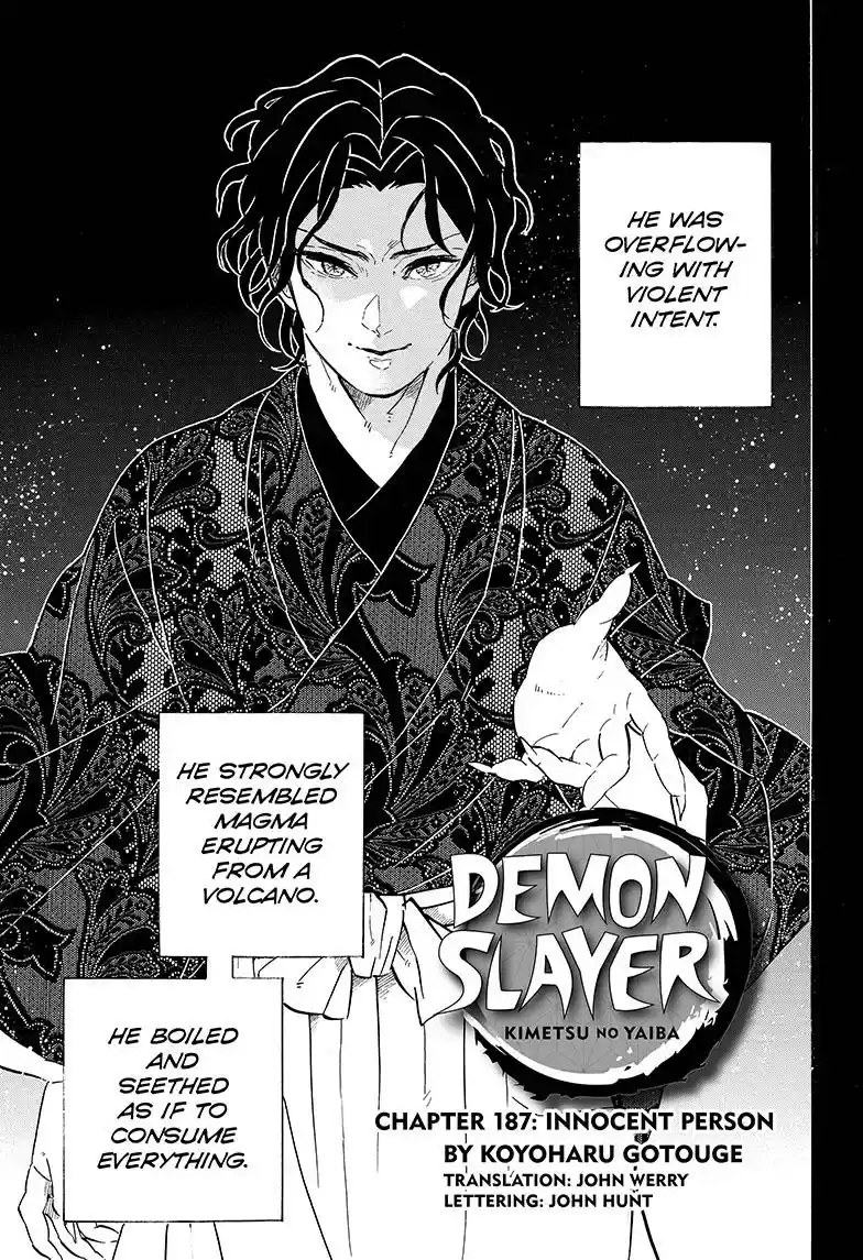 Demon Slayer: Kimetsu no Yaiba Demon Slayer Chapter 187