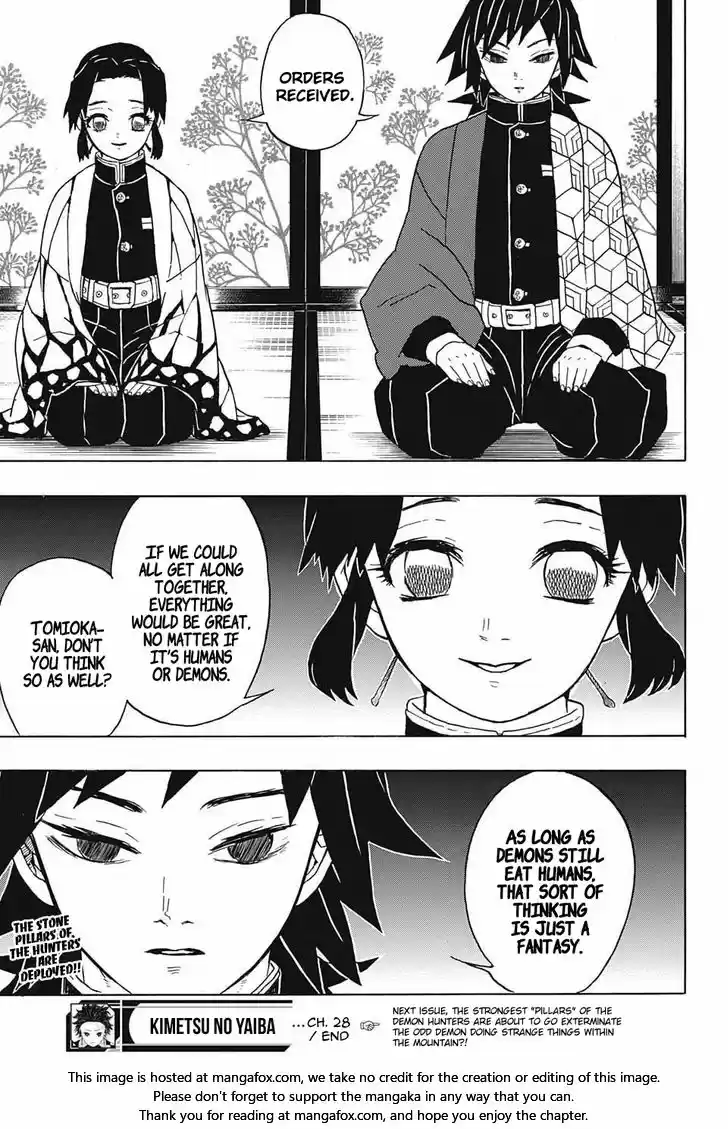 Demon Slayer: Kimetsu no Yaiba Demon Slayer Chapter 28
