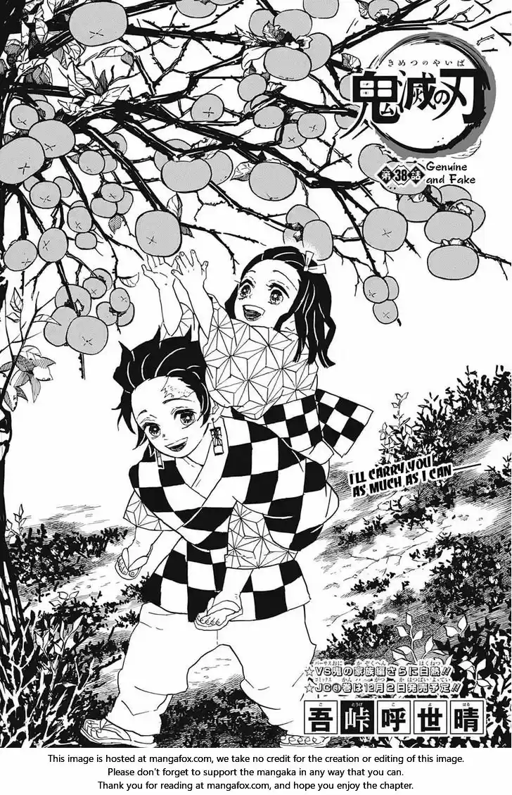 Demon Slayer: Kimetsu no Yaiba Demon Slayer Chapter 38