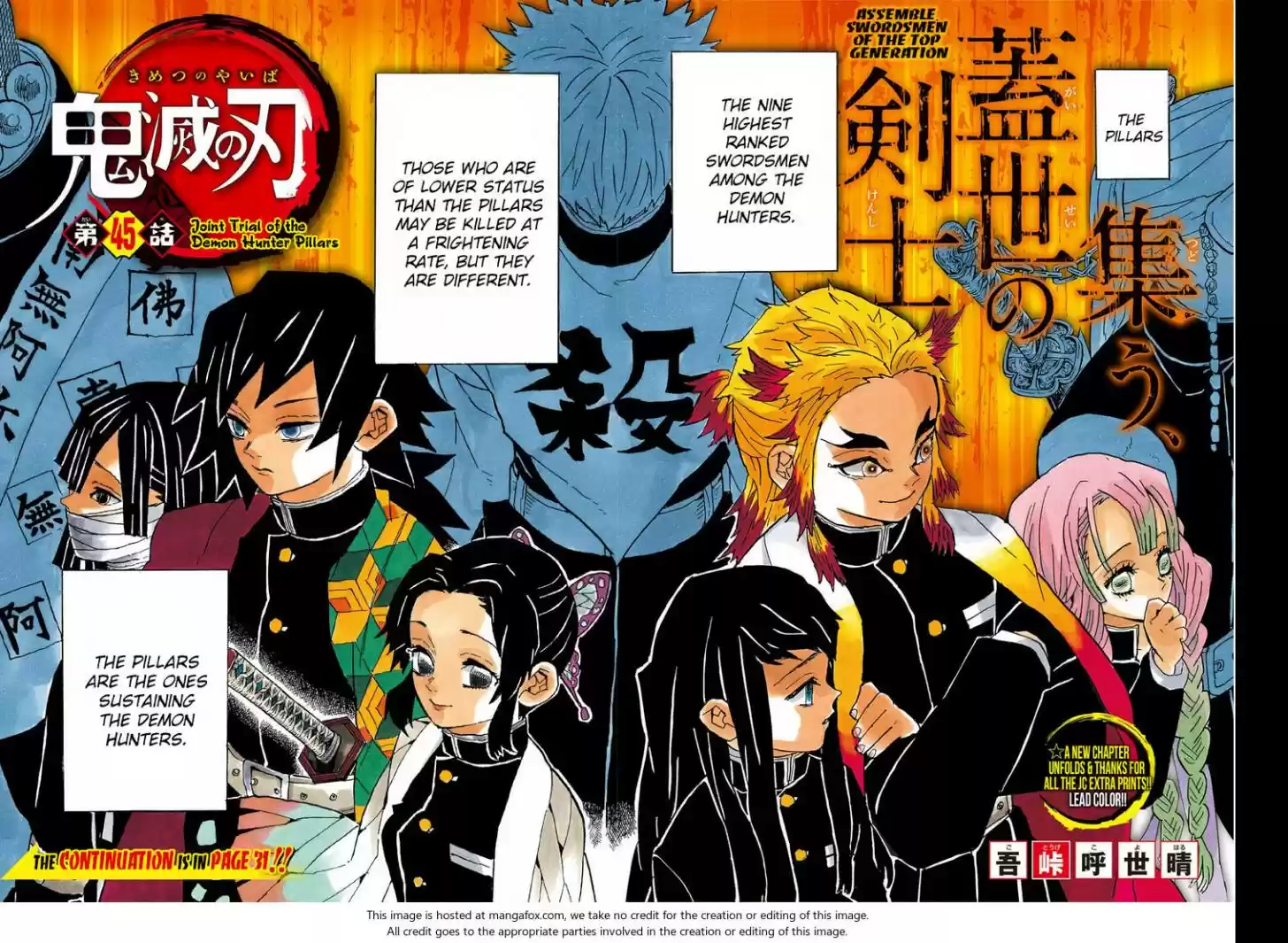 Demon Slayer: Kimetsu no Yaiba Demon Slayer Chapter 45