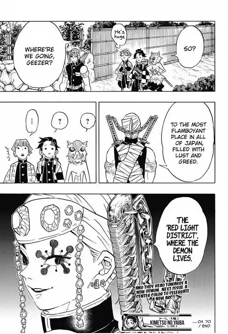 Demon Slayer: Kimetsu no Yaiba Demon Slayer Chapter 70