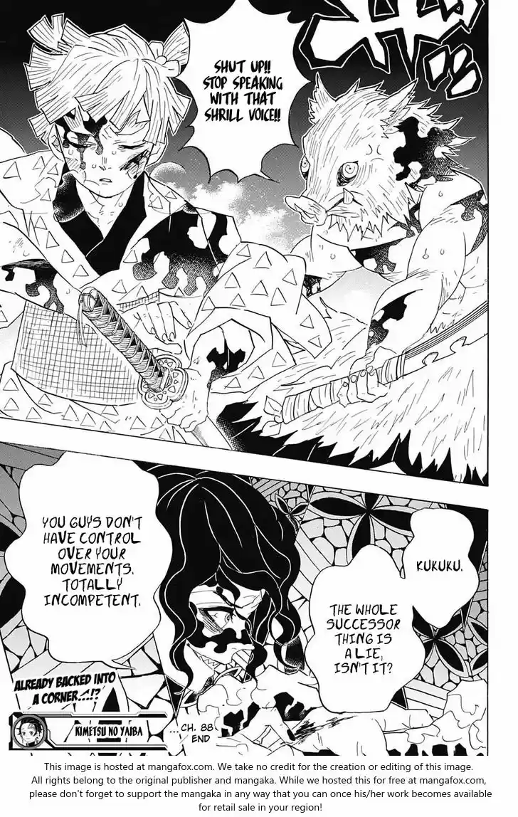 Demon Slayer: Kimetsu no Yaiba Demon Slayer Chapter 88