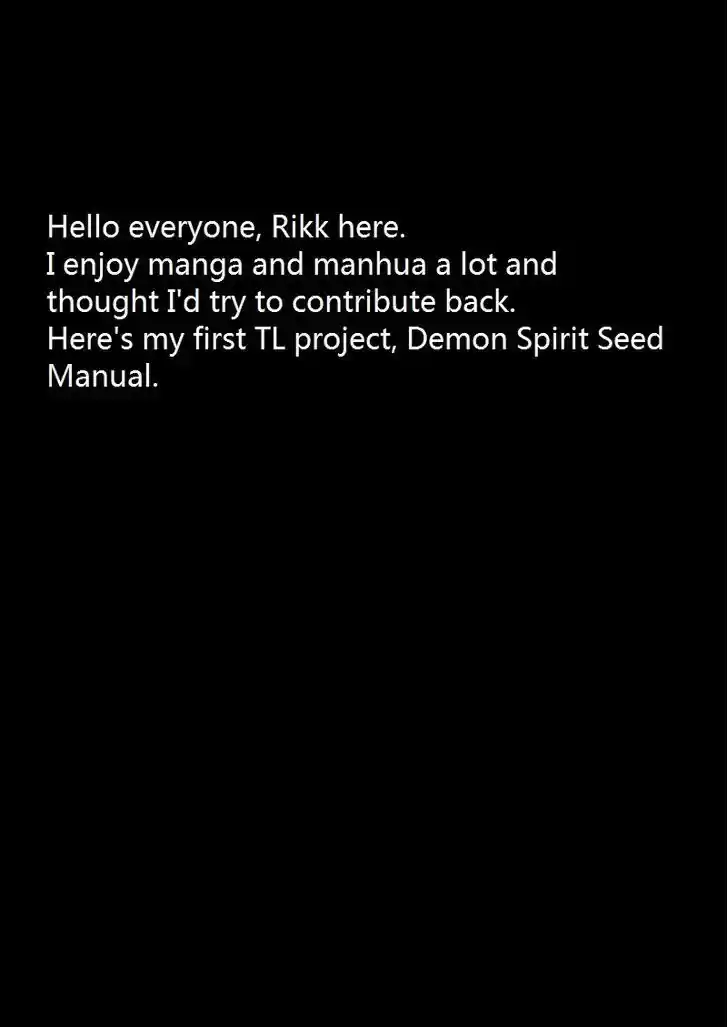 Demon Spirit Seed Manual 1