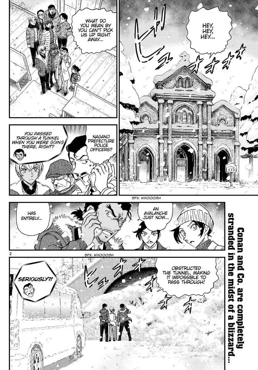 Detective Conan Ch. 1028 Mountain Villa in the Snowy Mountains