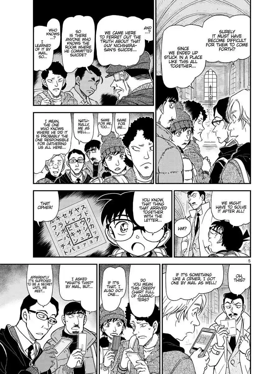 Detective Conan Ch. 1028 Mountain Villa in the Snowy Mountains