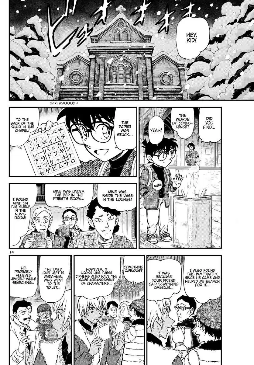 Detective Conan Ch. 1028 Mountain Villa in the Snowy Mountains