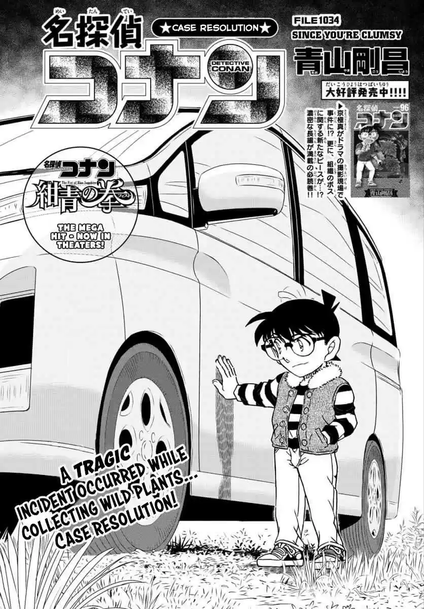 Detective Conan Ch. 1034 Since You're Clumsy