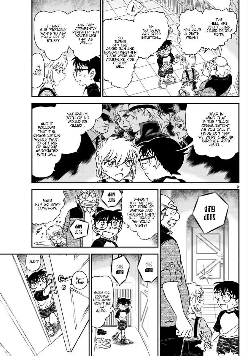 Detective Conan Ch. 1035 The Carved Black Lacquer Tray