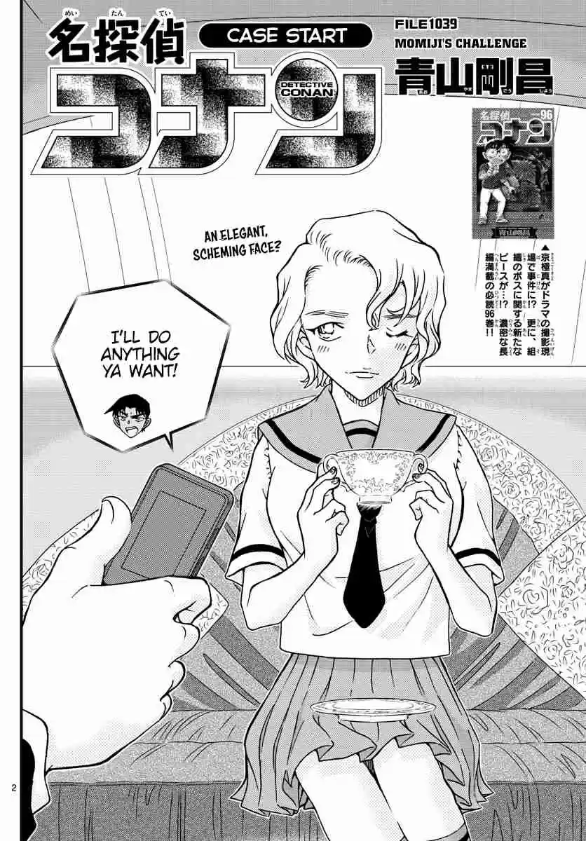 Detective Conan Ch. 1039 Momiji's Challenge