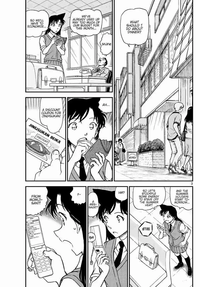 Detective Conan Ch. 1039 Momiji's Challenge