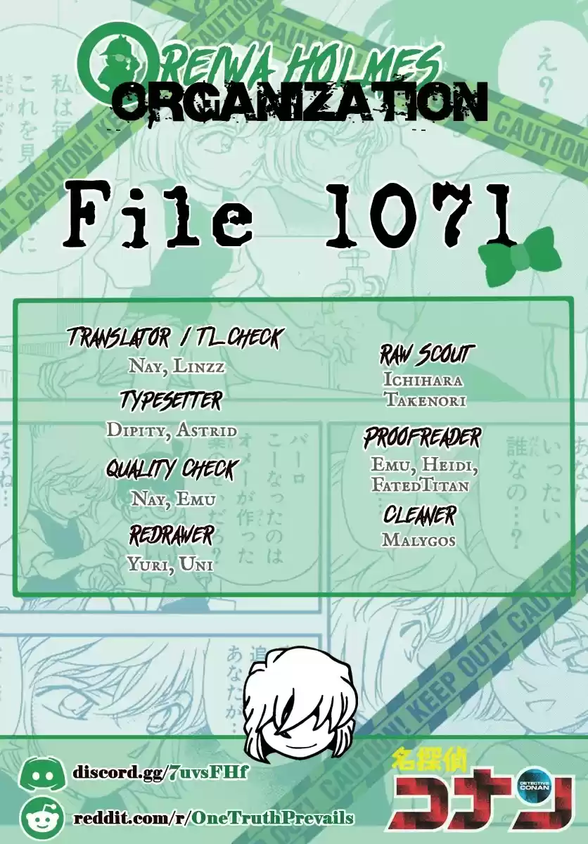 Detective Conan Chapter 1071