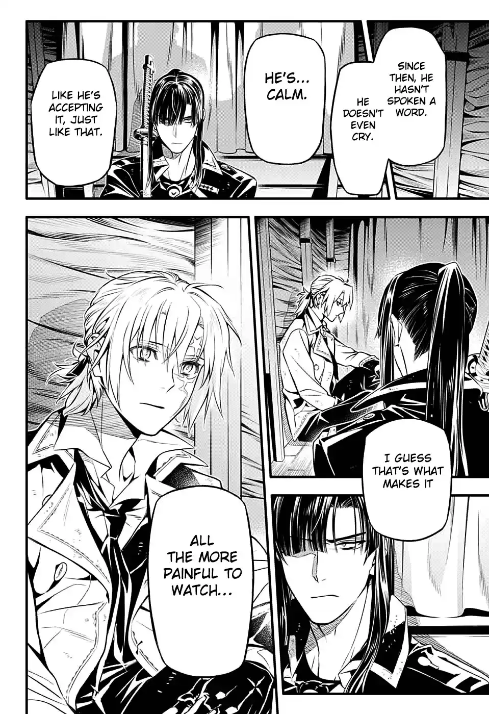 D.Gray man Ch. 229 Saying Goodbye to A.W Concealment and Confidant