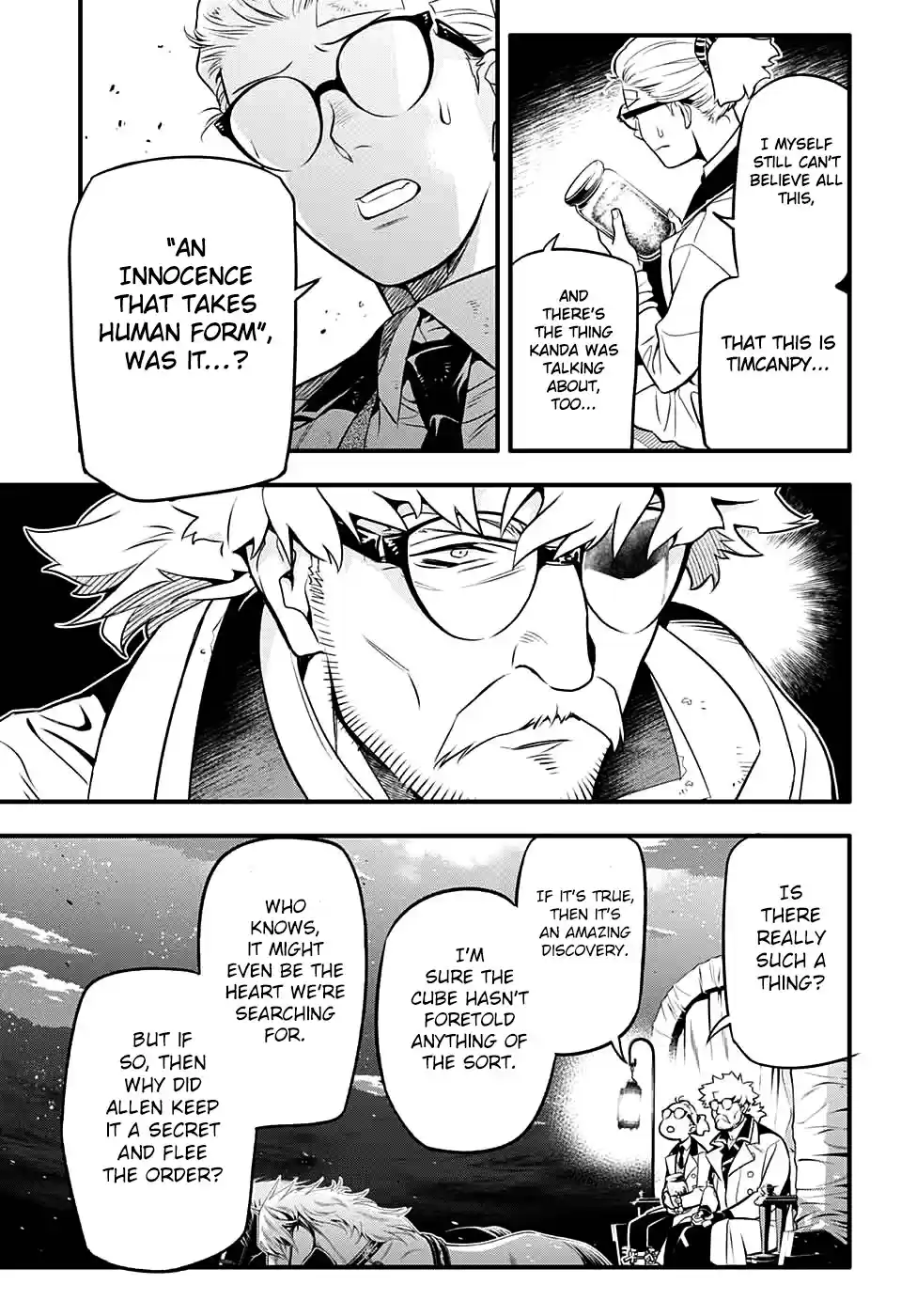 D.Gray man Ch. 229 Saying Goodbye to A.W Concealment and Confidant