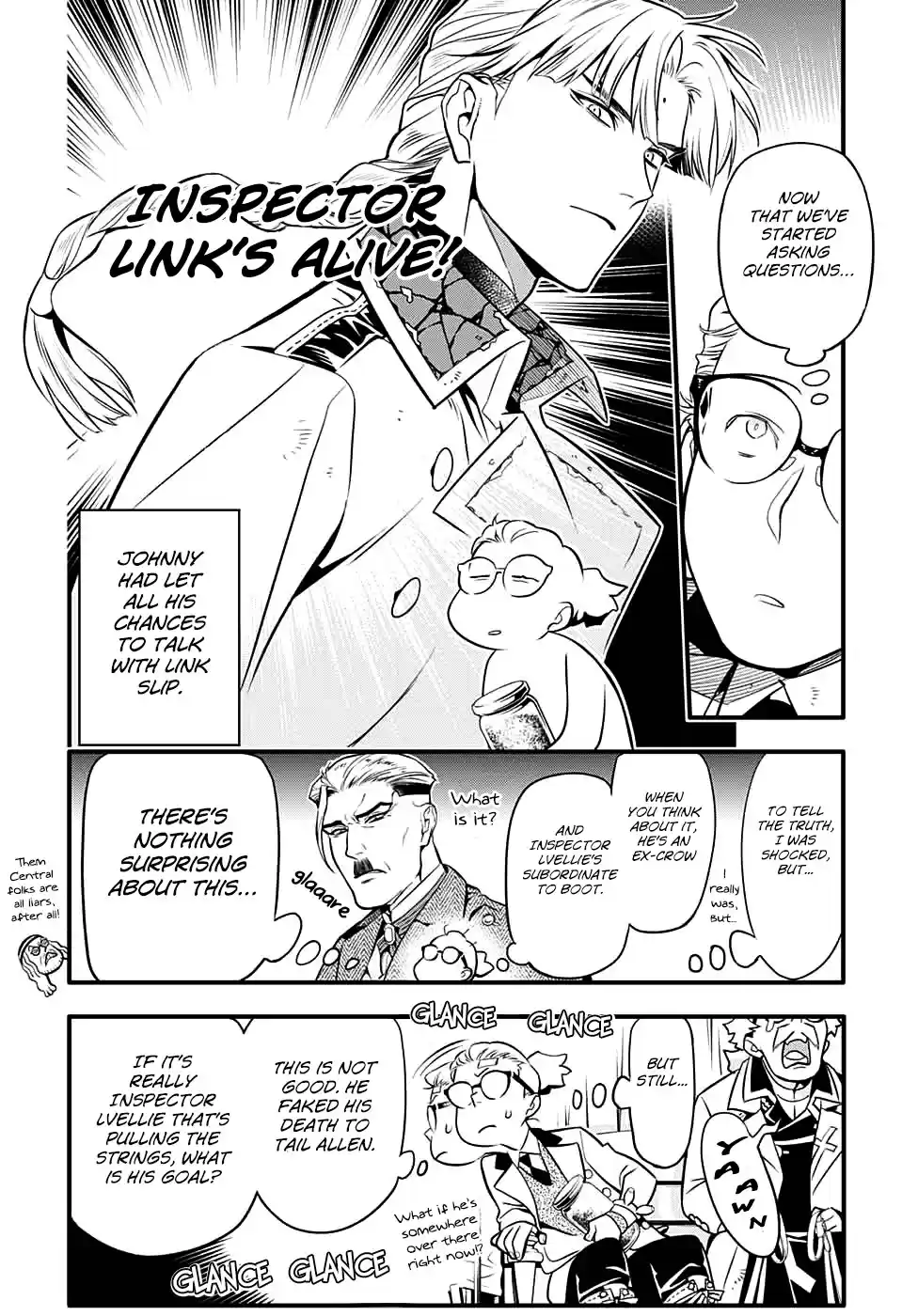 D.Gray man Ch. 229 Saying Goodbye to A.W Concealment and Confidant