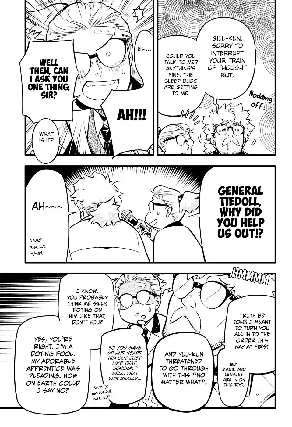 D.Gray man Ch. 229 Saying Goodbye to A.W Concealment and Confidant