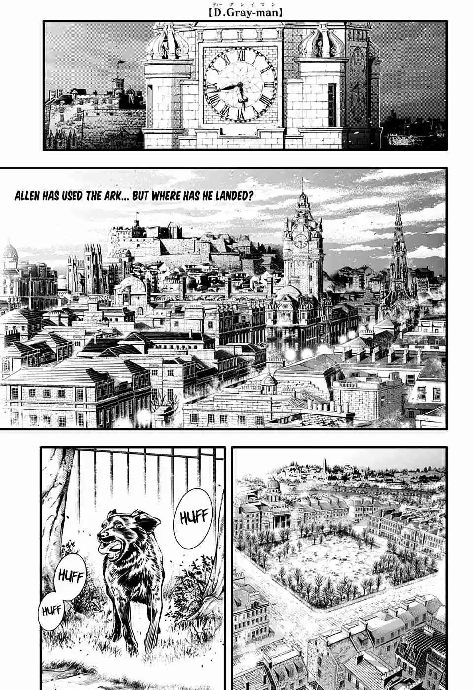 D.Gray man Ch. 230 Saying Goodbye to A.W Tear Tracks in the Flickering Light