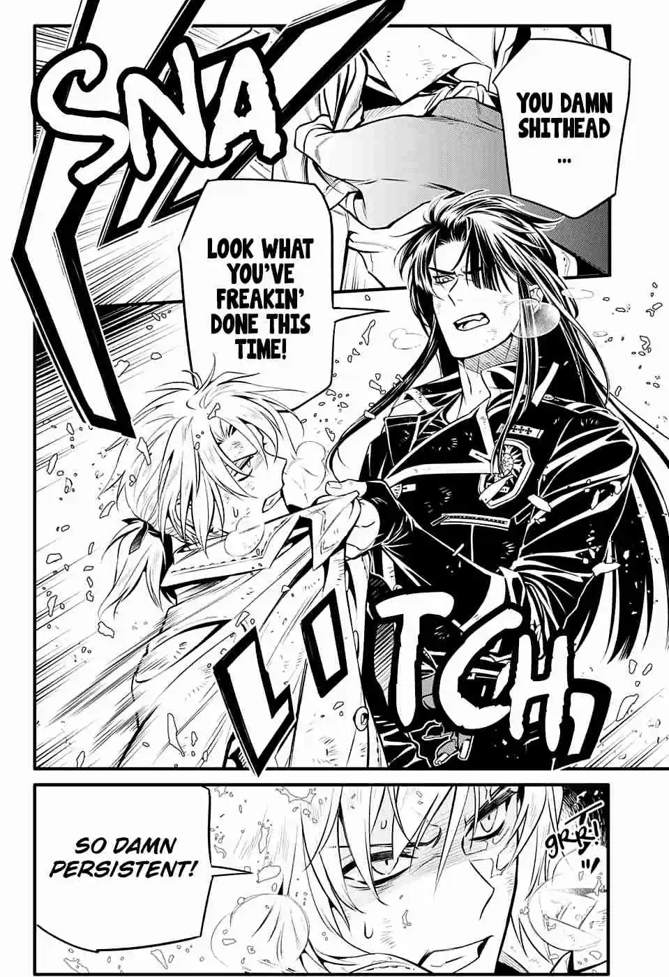 D.Gray man Ch. 230 Saying Goodbye to A.W Tear Tracks in the Flickering Light