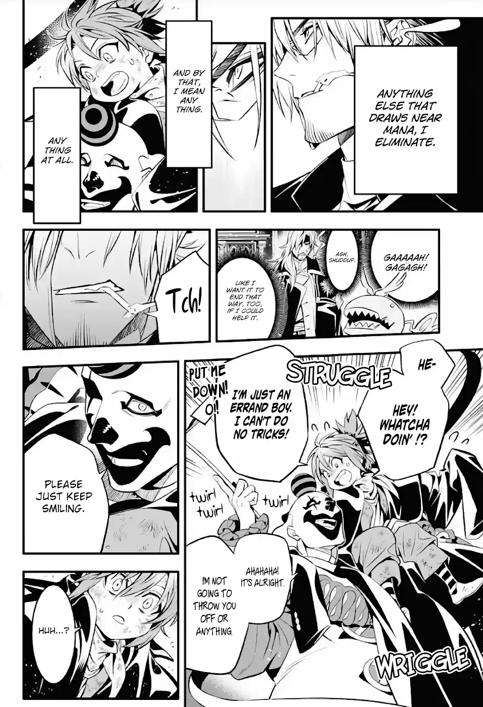 D.gray-Man Chapter 237: Saying Goodbye To A.w - Red And Mana