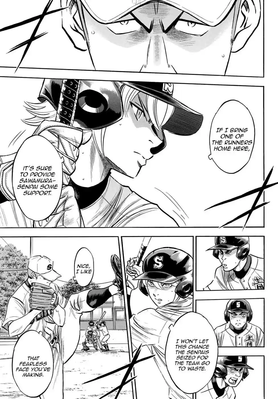 Diamond no Ace Act II Ch. 124 Face