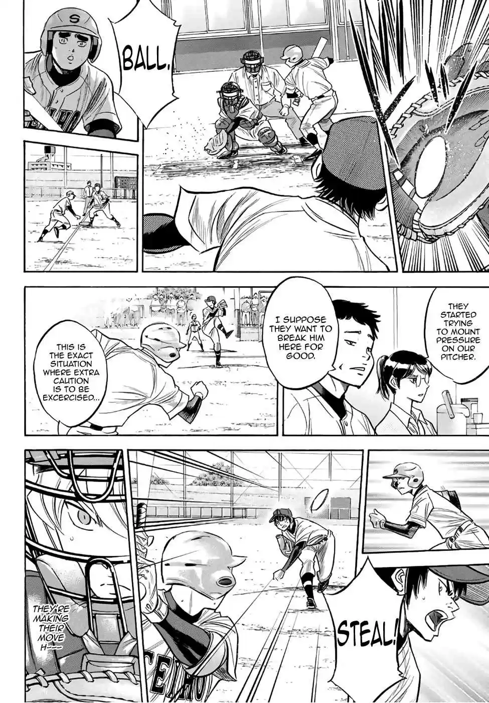 Diamond no Ace Act II Ch. 127 In the Same Boat