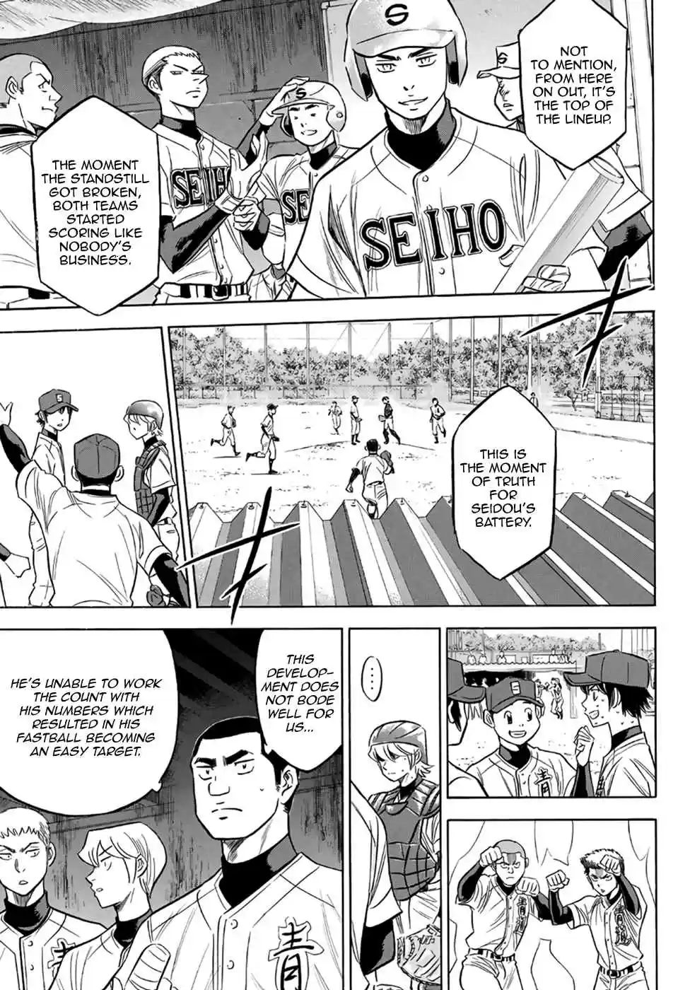 Diamond no Ace Act II Ch. 127 In the Same Boat