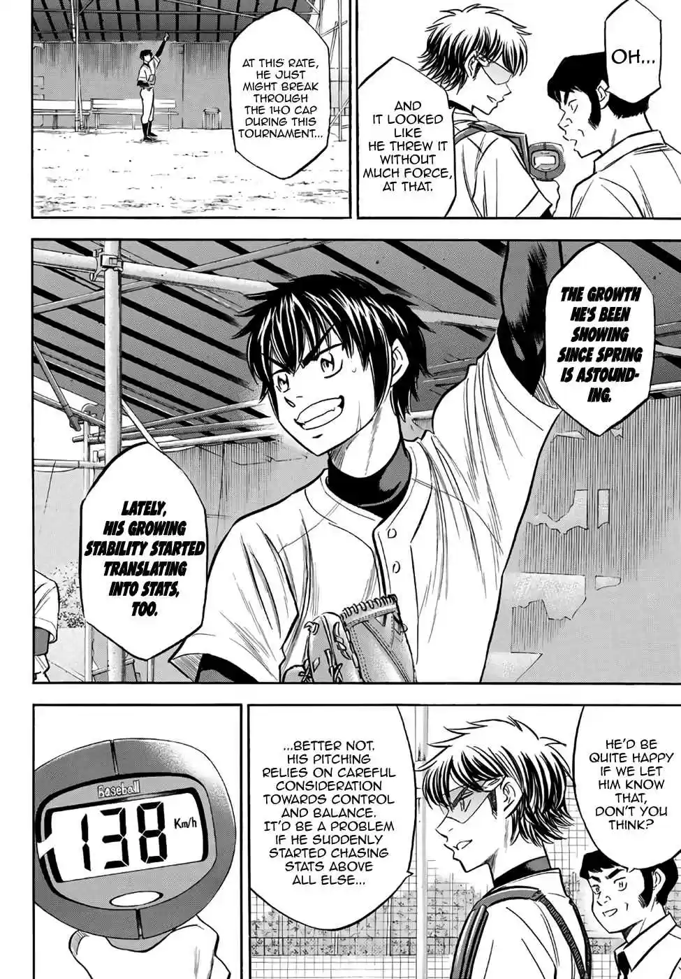 Diamond no Ace Act II Ch. 135 Rabbit vs Turtle