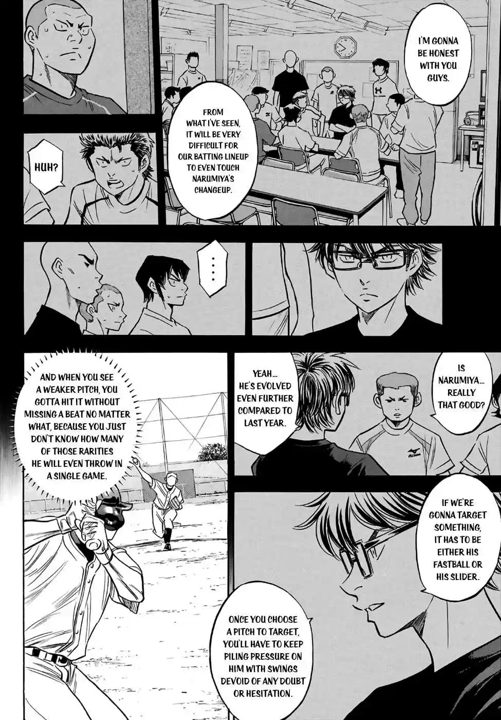 Diamond no Ace Act II Ch. 137 Path