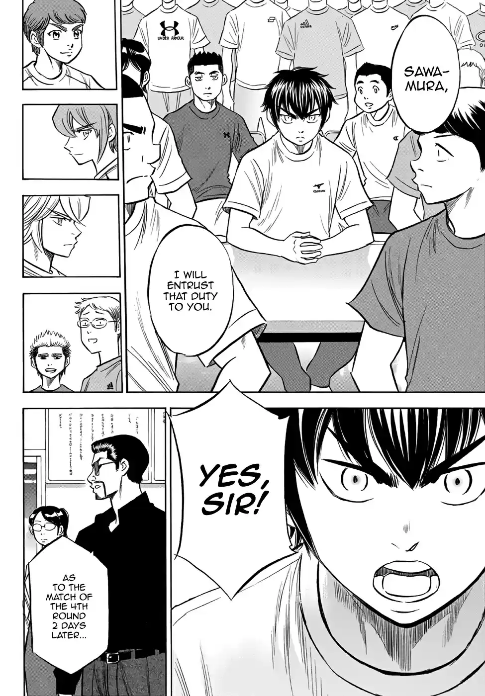 Diamond no Ace Act II Ch. 145 Pep Talk