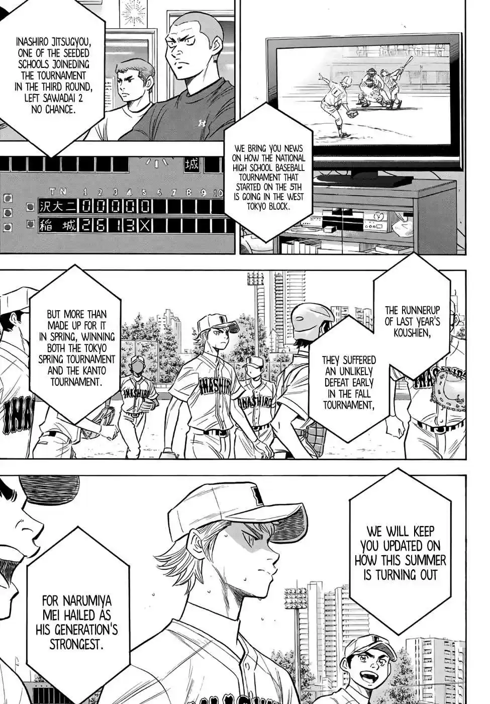 Diamond no Ace Act II Ch. 146 On A Sleepless Night