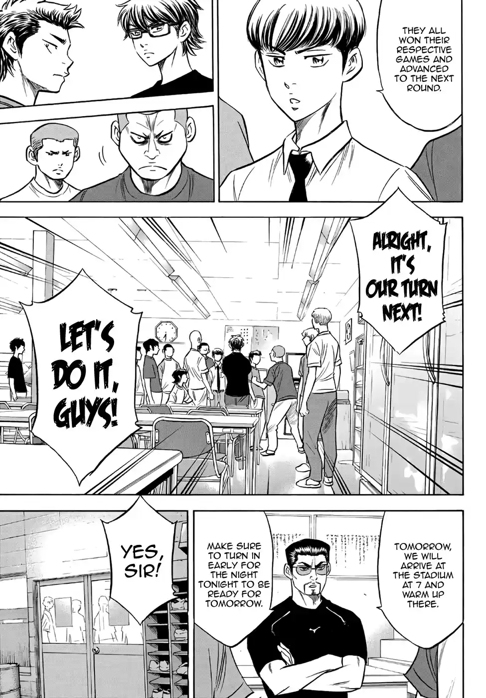 Diamond no Ace Act II Ch. 146 On A Sleepless Night