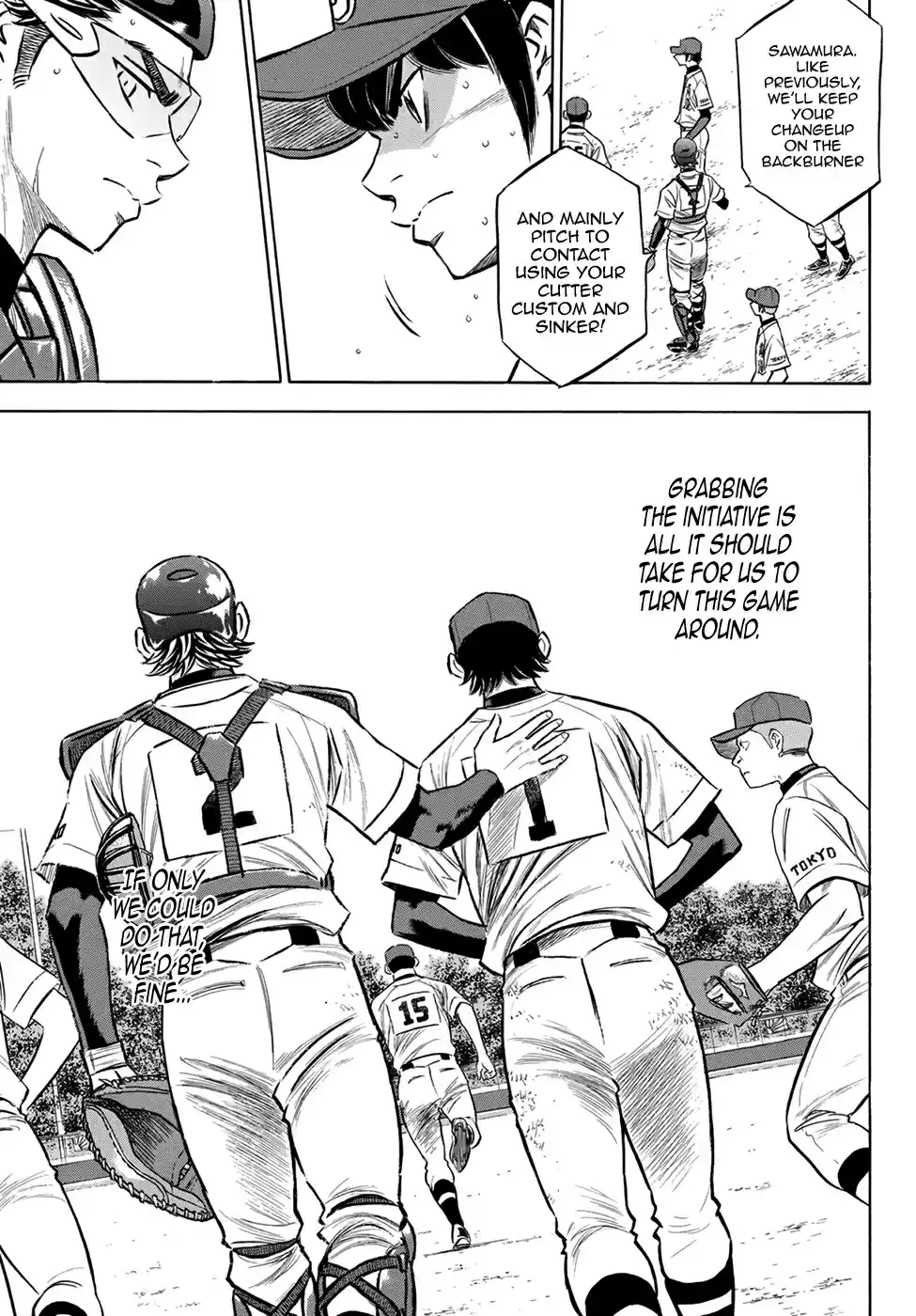 Diamond no Ace Act II Ch. 153 Precautions