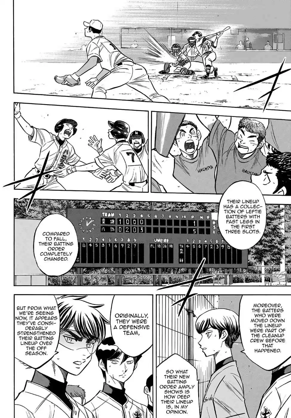 Diamond no Ace Act II Ch. 158 Thank You