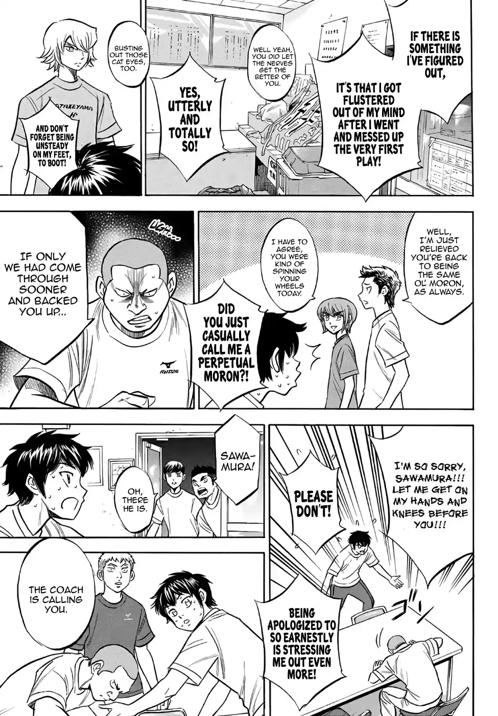 Diamond no Ace Act II Ch. 159 So Long as the Team Keeps Winning