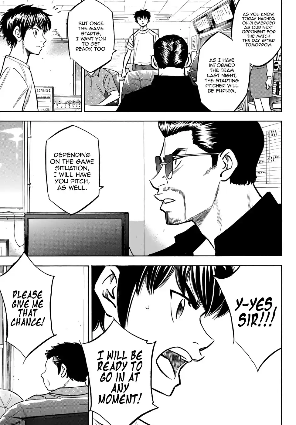 Diamond no Ace Act II Ch. 159 So Long as the Team Keeps Winning
