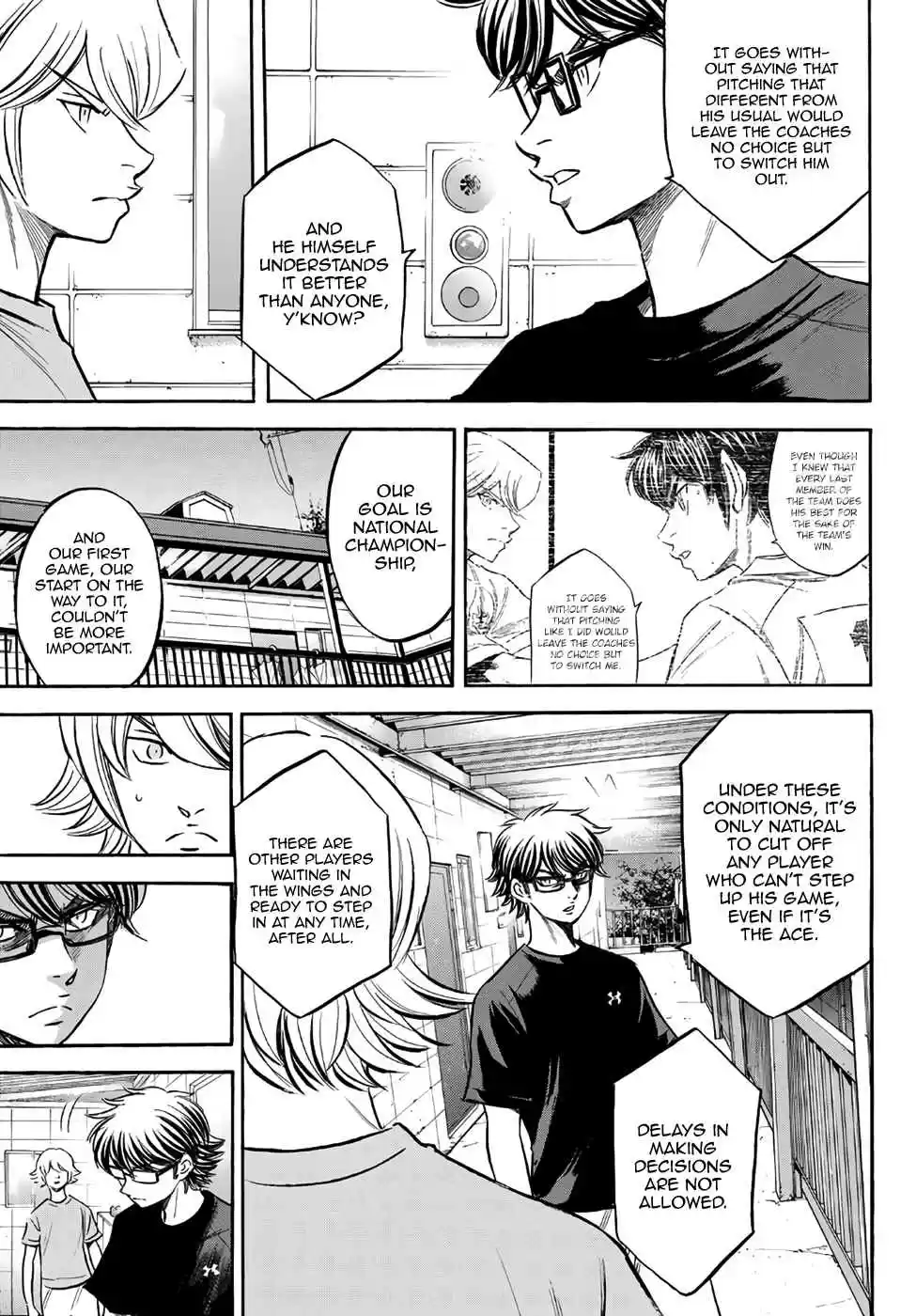 Diamond no Ace Act II Ch. 159 So Long as the Team Keeps Winning
