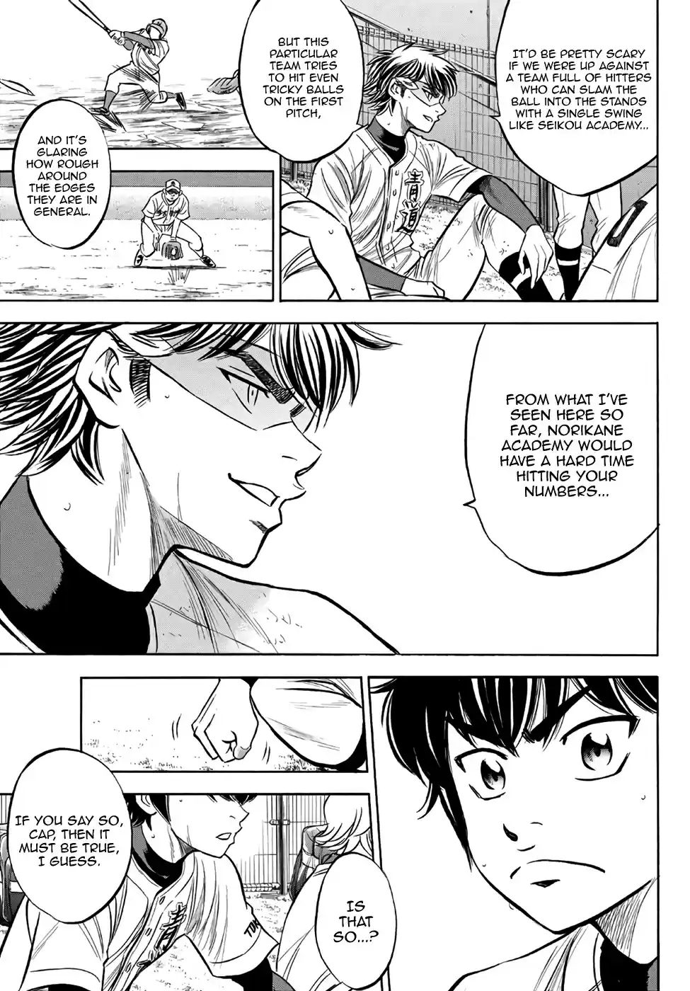 Diamond no Ace Act II Ch. 169 The Focus of the Gaze