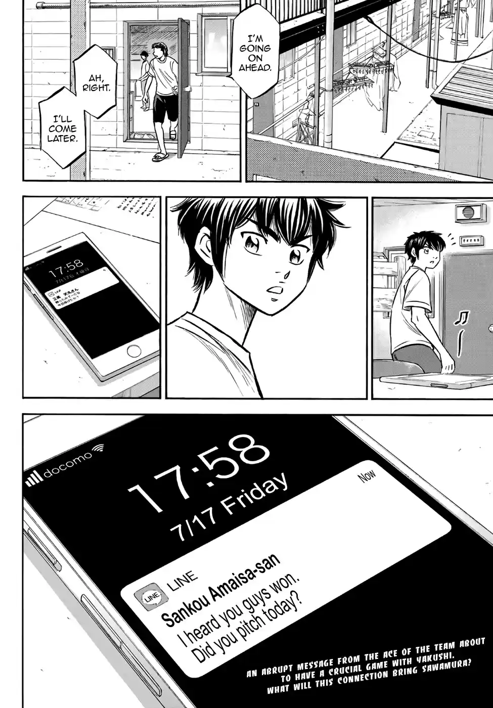 Diamond no Ace Act II Ch. 169 The Focus of the Gaze