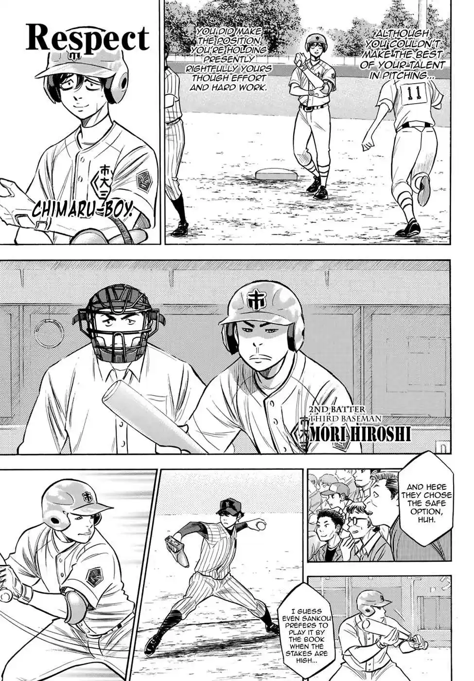 Diamond no Ace Act II Ch. 174 Yakushi's Weaknesses