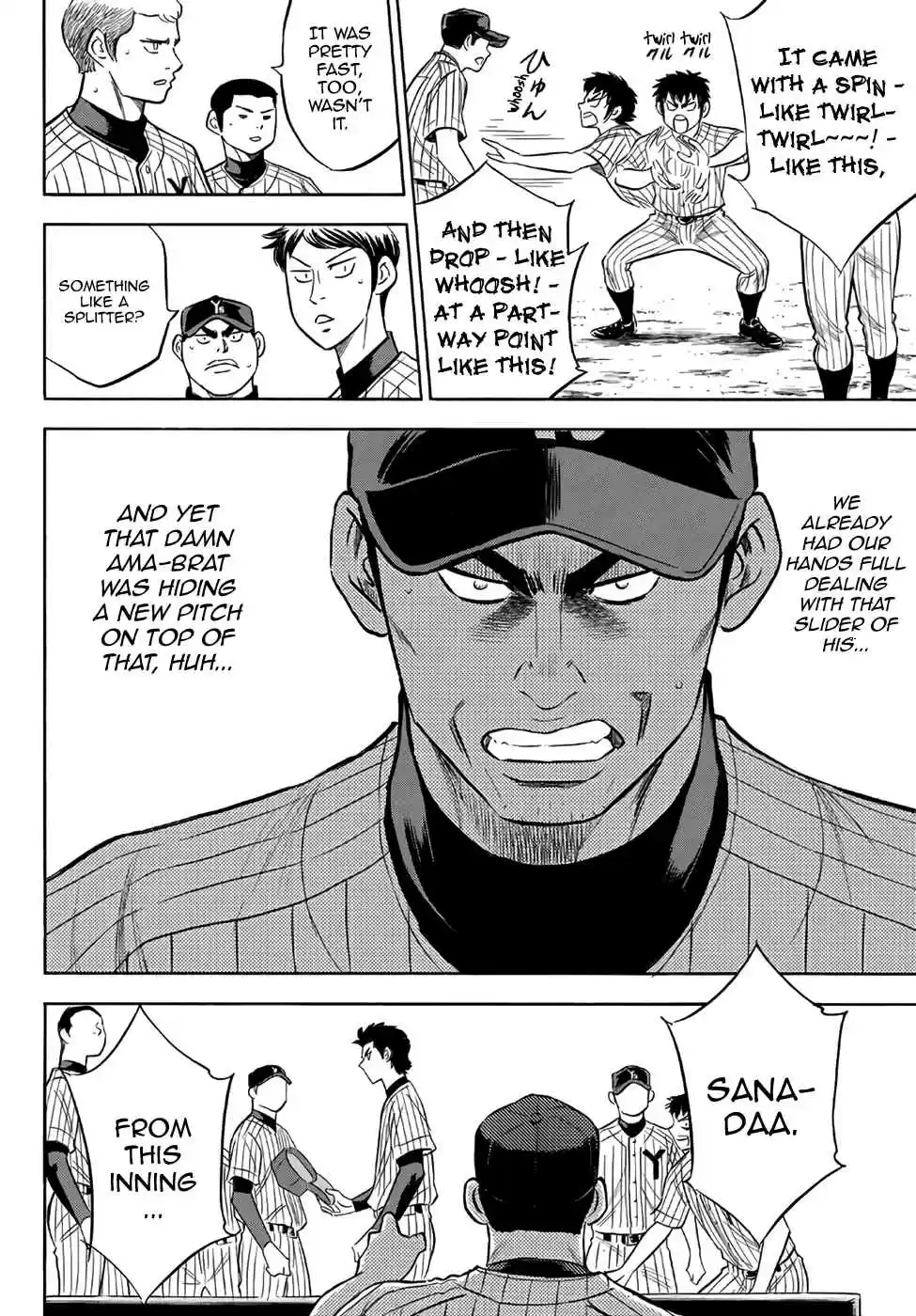 Diamond no Ace Act II Ch. 177 The Pride of 2 Fingers