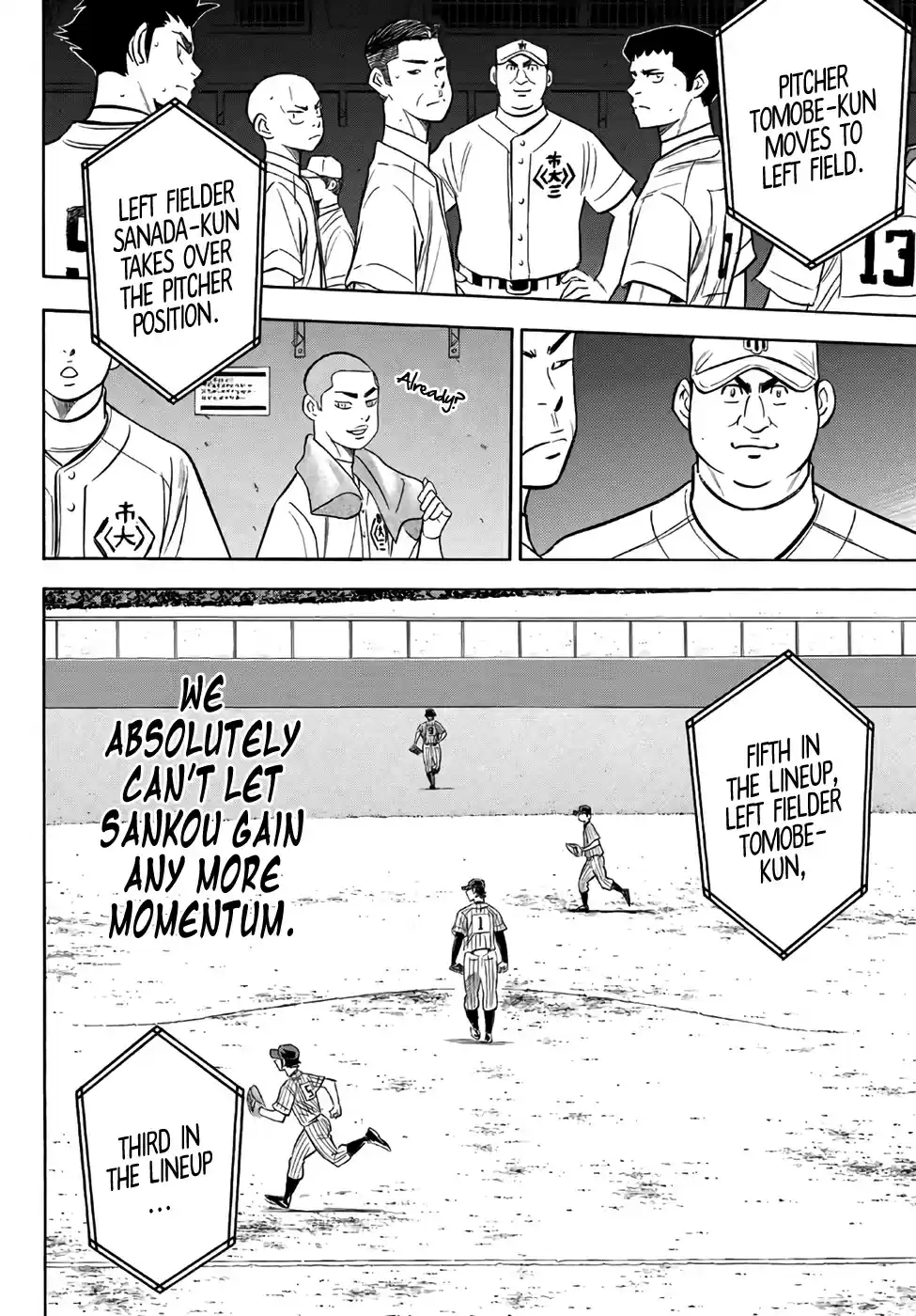 Diamond no Ace Act II Ch. 177 The Pride of 2 Fingers
