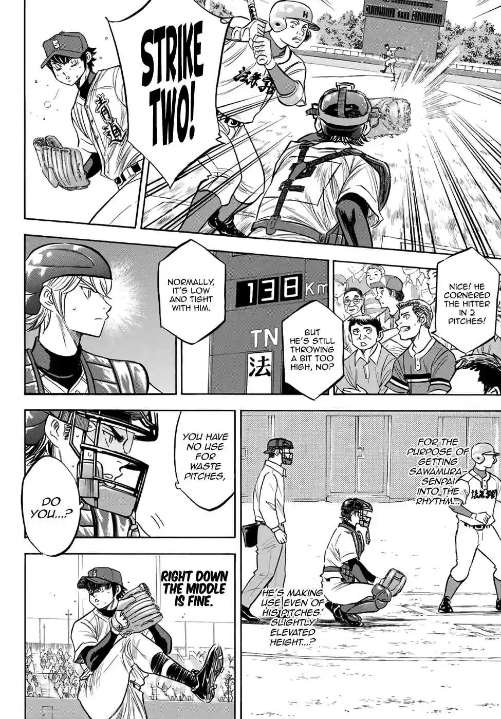Diamond no Ace Act II Ch. 190 The Same Amount