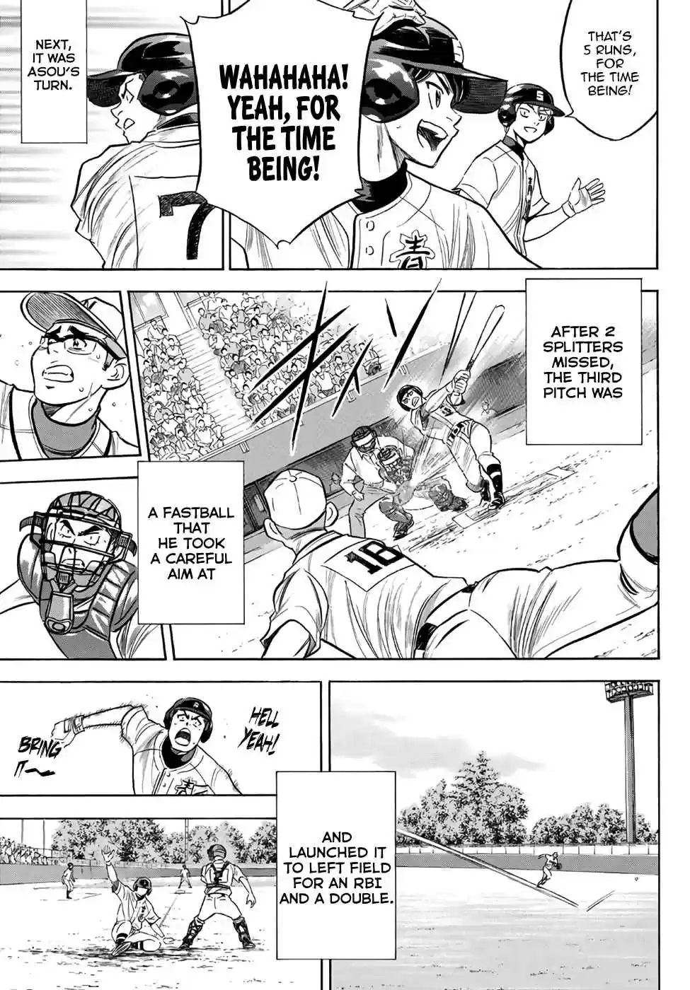 Diamond no Ace Act II Ch. 192 Amount of Experience