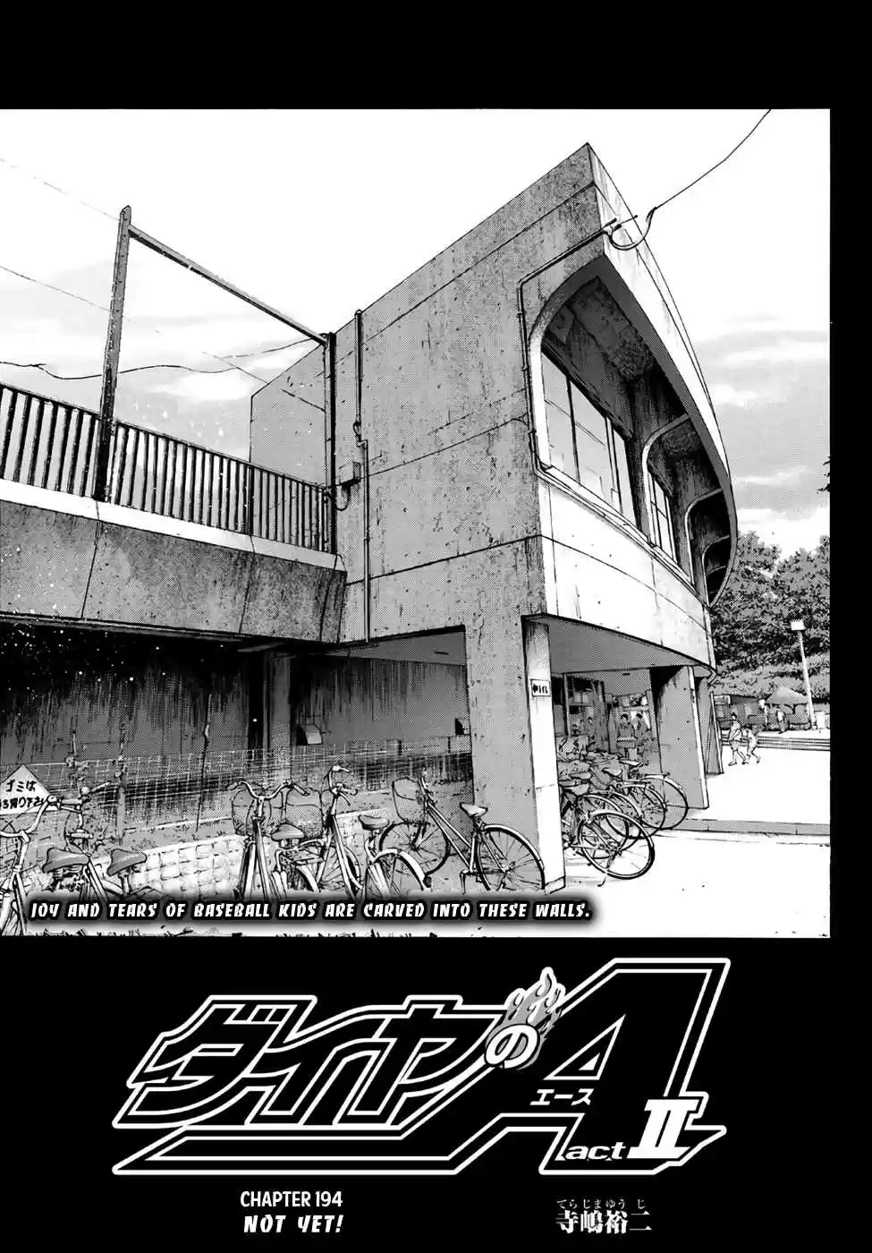 Diamond no Ace Act II Ch. 194 Not Yet!